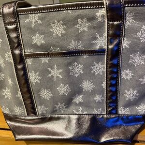 BNWOT Snowflake Lands End Canvas Tote